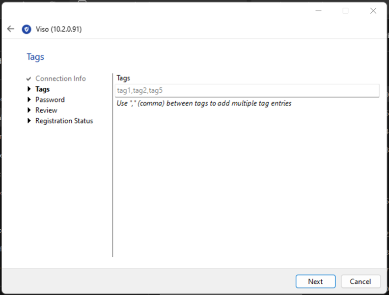 Enrolling a Windows device by assigning tags

